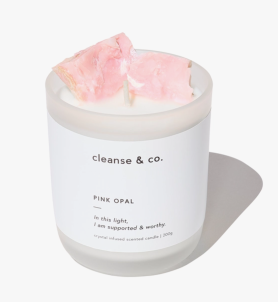 Pink Opal Intention Candle